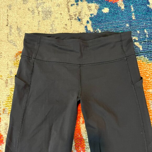 Lululemon Pace Rival Crop *22", Black (early release), size 6 - READ - Picture 5 of 15
